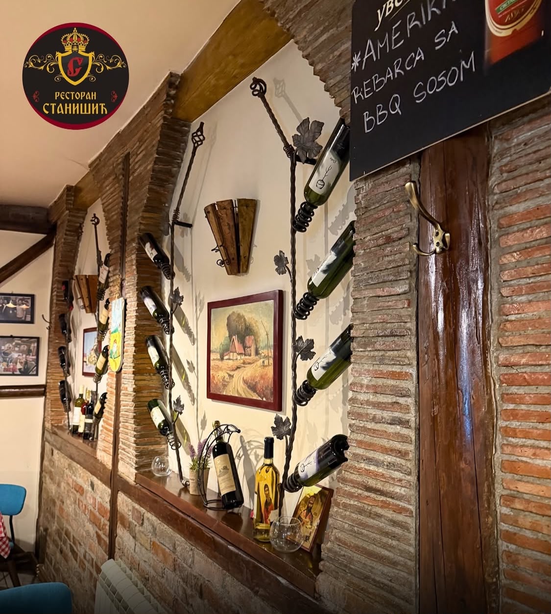 Enterijer restorana Stanišić